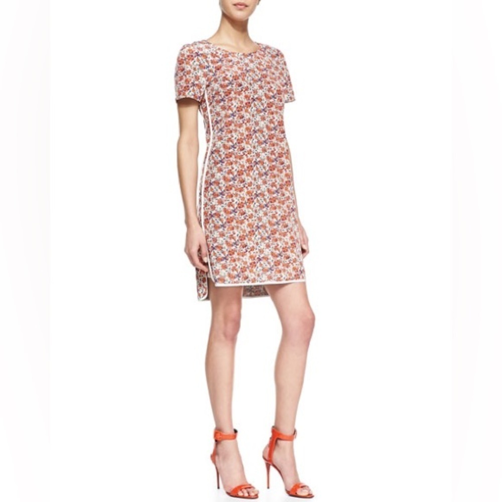 Rebecca Taylor Sweet William Floral-Print Dress (6)